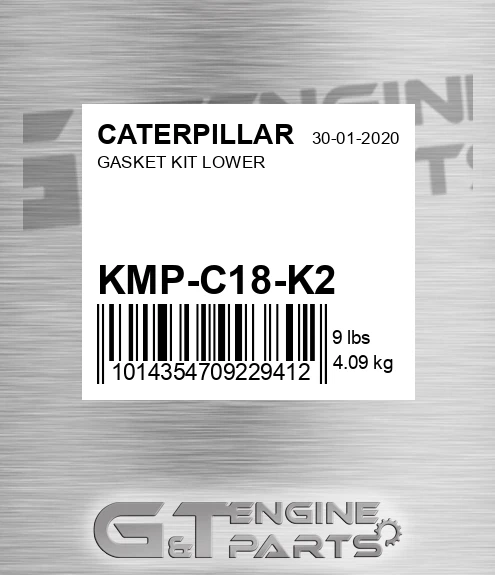 KMP-C18-K2 Gasket Kit Lower for CATERPILLAR