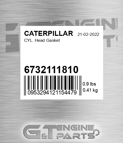 6732111810 Cyl. Head Gasket for CATERPILLAR