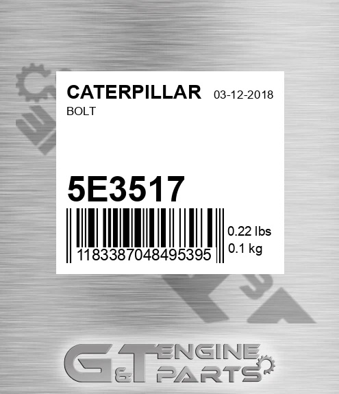 5E-3517 Bolt