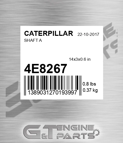 4E8267 CATERPILLAR Shaft A