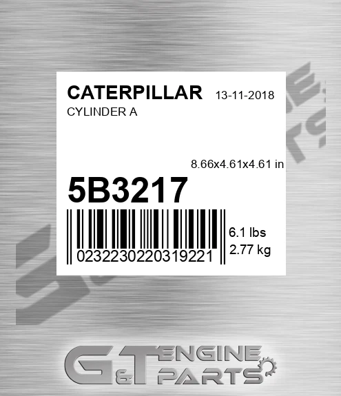 5B3217 Cylinder A