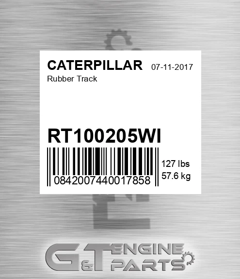 RT100205WI Rubber Track
