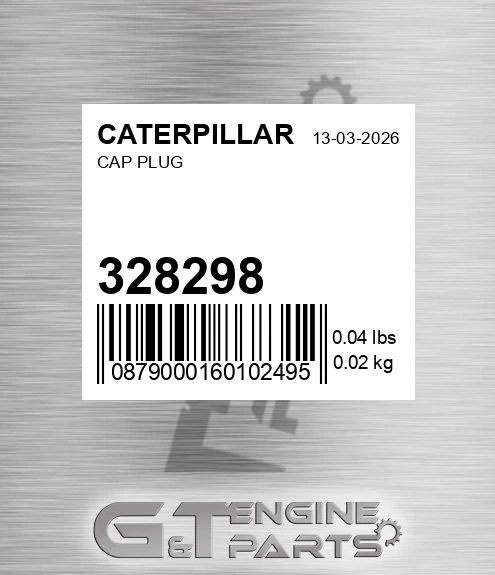 328298 Cap Plug for CATERPILLAR