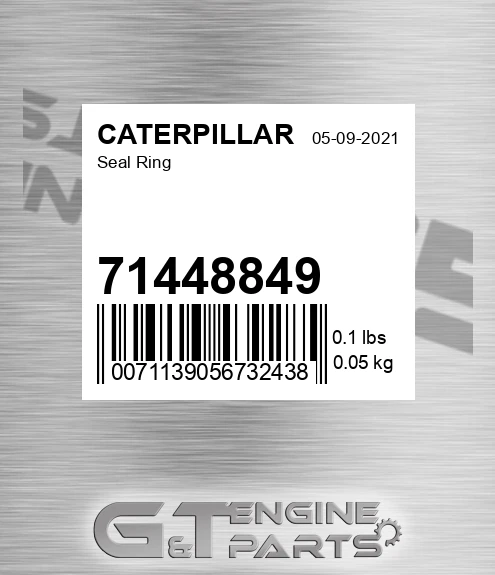 71448849 CATERPILLAR Seal Ring