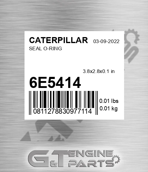 6E-5414 Seal O-ring for CATERPILLAR