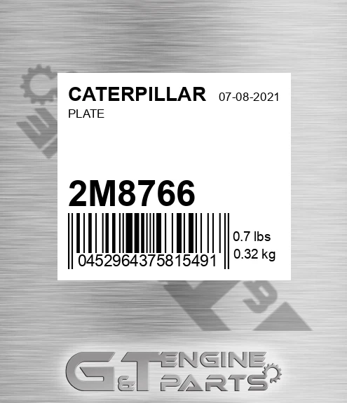 2M8766 Plate