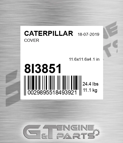 8I3851 Cover for CATERPILLAR