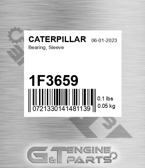 1F3659 CATERPILLAR Bearing, Sleeve