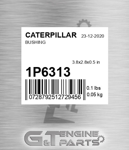 1P6313 CATERPILLAR Bushing