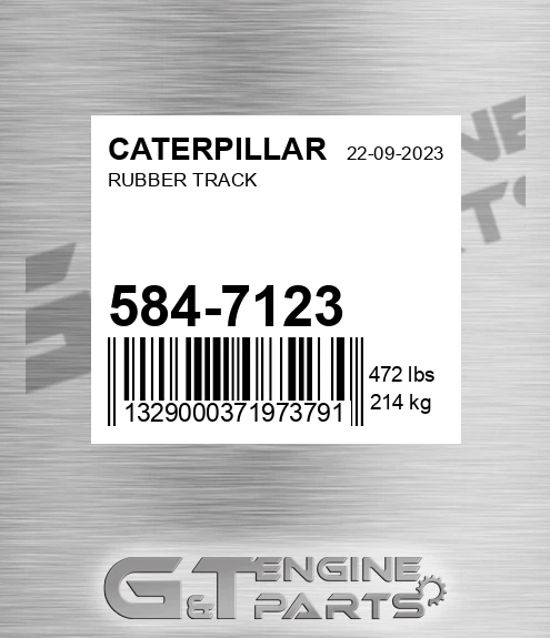 584-7123 Rubber Track