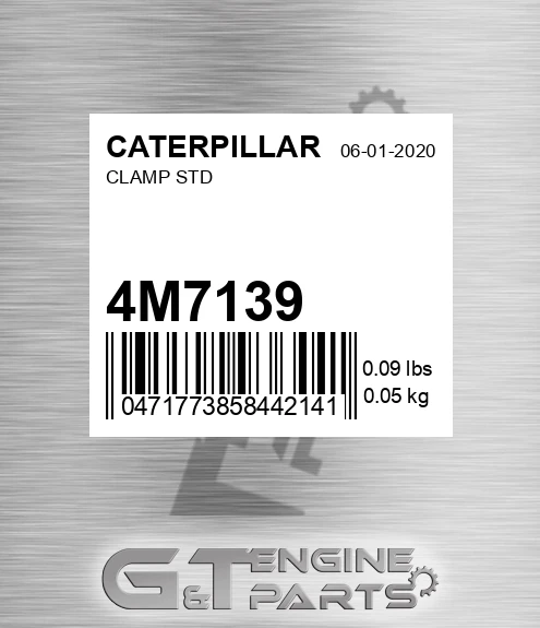4M-7139 Clamp Std for CATERPILLAR