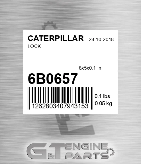 6B0657 Lock for CATERPILLAR