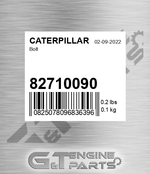 82710090 Bolt
