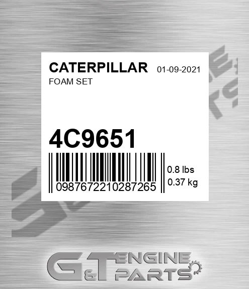 4C9651 Foam Set