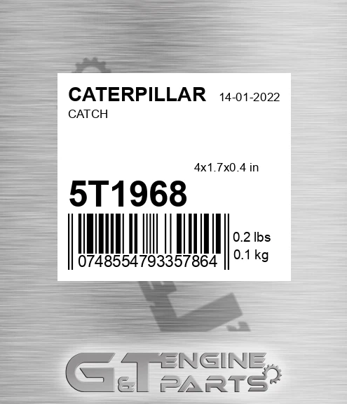 5T1968 Catch for CATERPILLAR