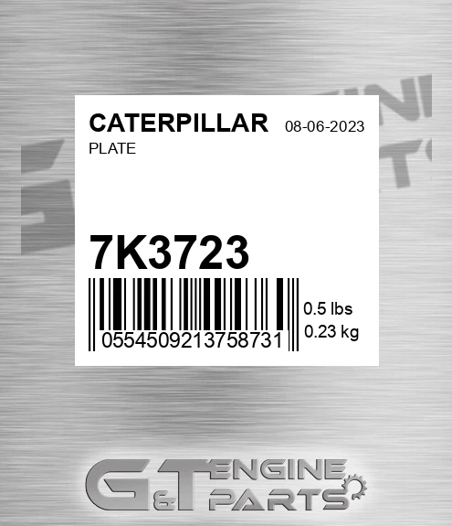 7K3723 CATERPILLAR Plate