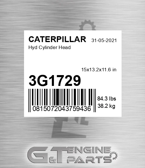 3G1729 Hyd Cylinder Head for CATERPILLAR