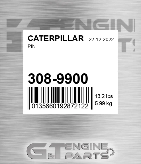 308-9900 Pin for CATERPILLAR