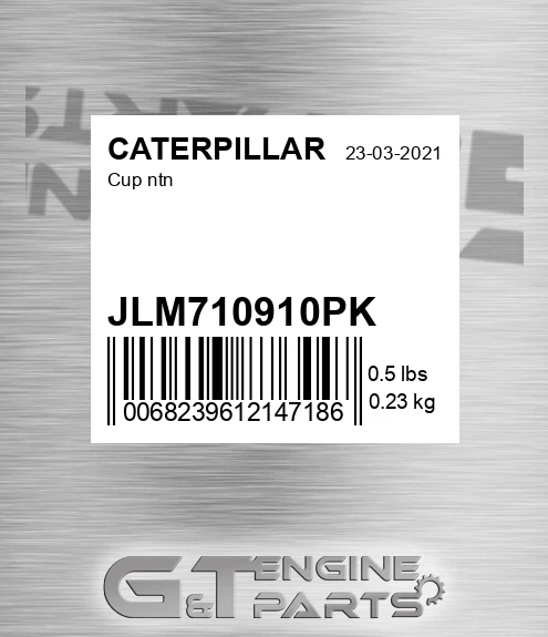 JLM710910PK Cup Ntn for CATERPILLAR