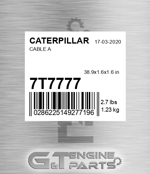 7T7777 Cable A
