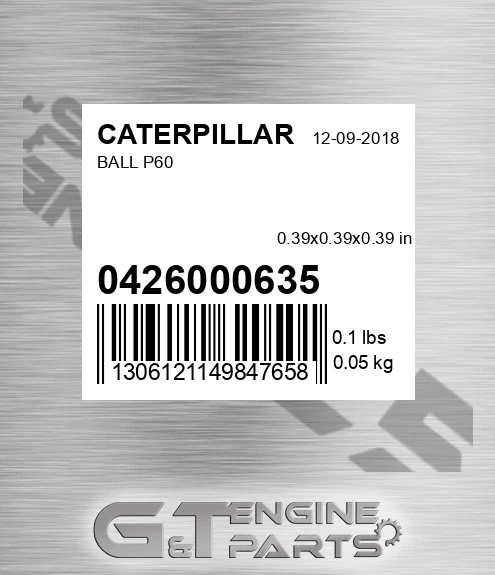 04260-00635 Ball P60