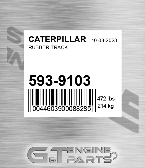 593-9103 Rubber Track