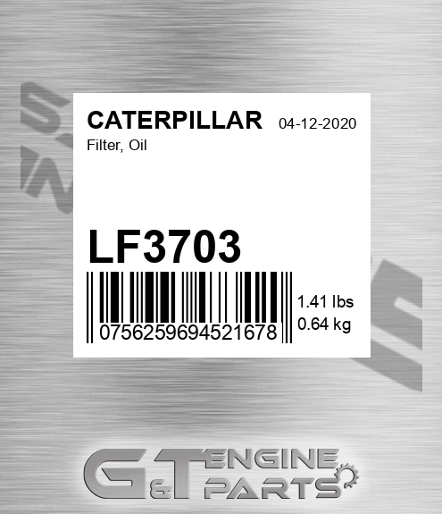 LF3703 CATERPILLAR Filter, Oil