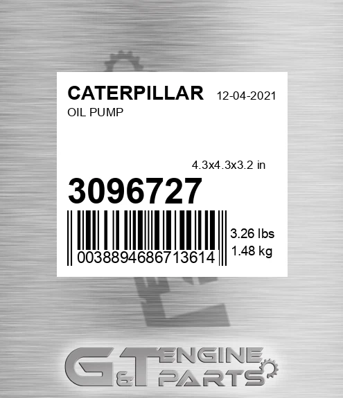 309-6727 Oil Pump for CATERPILLAR