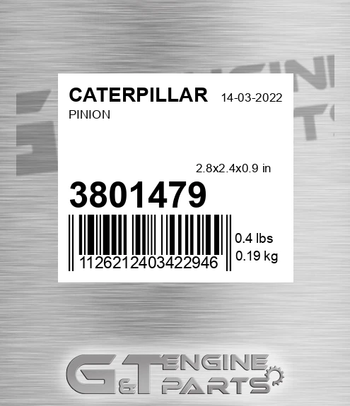 380-1479 Pinion for CATERPILLAR