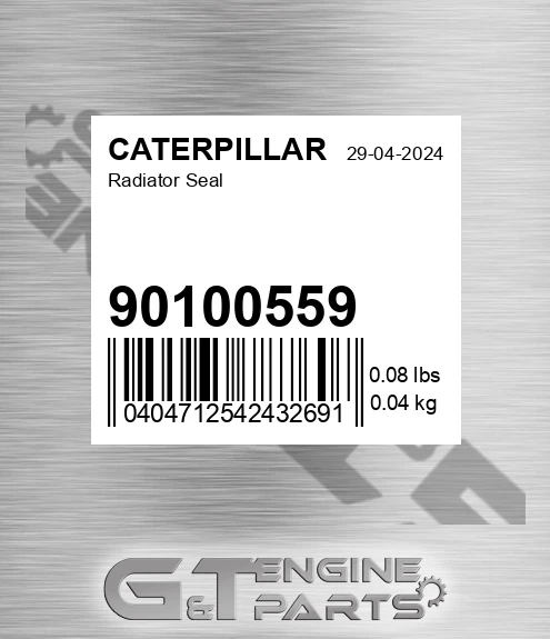90100559 Radiator Seal for CATERPILLAR