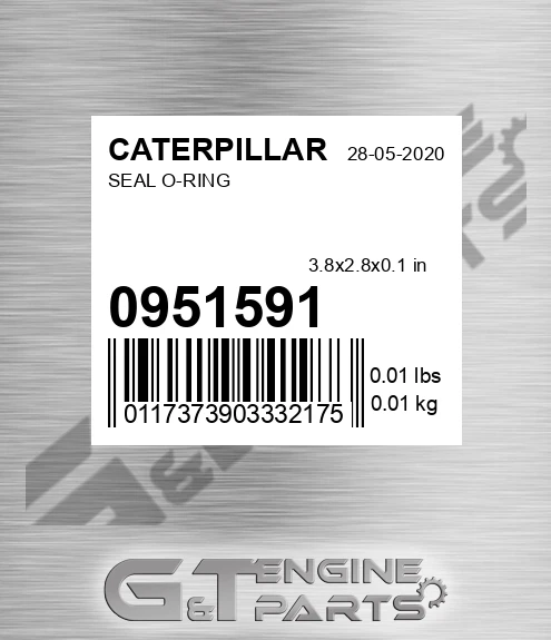095-1591 Seal O-ring for CATERPILLAR
