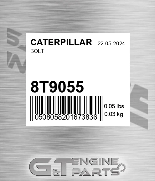 8T-9055 Bolt for CATERPILLAR