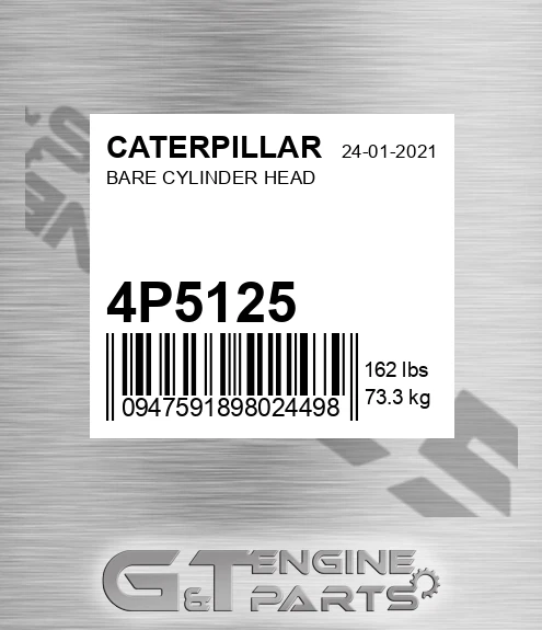 4P-5125 Bare Cylinder Head for CATERPILLAR
