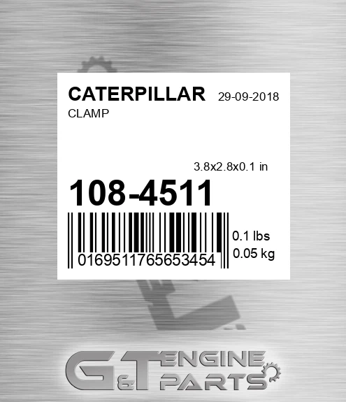 1084511 Clamp for CATERPILLAR