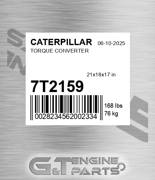 7T-2159 Torque Converter for CATERPILLAR