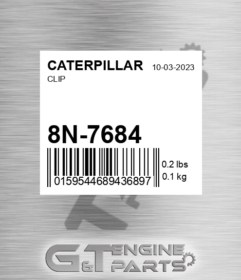 8N-7684 Clip for CATERPILLAR