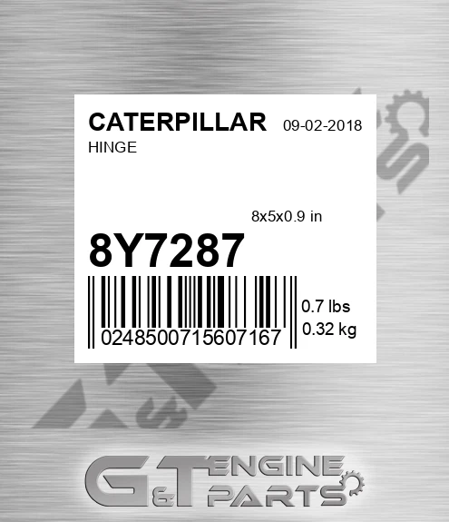 8Y7287 Hinge for CATERPILLAR