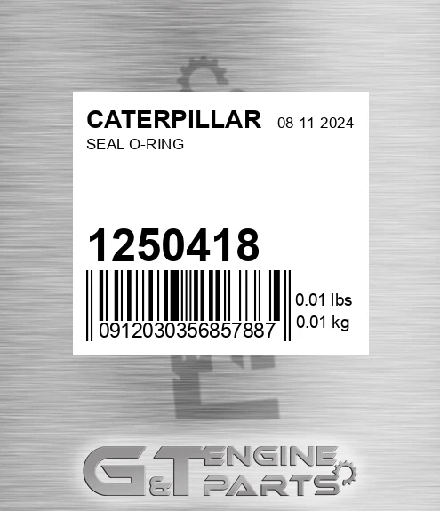 125-0418 Seal O-ring for CATERPILLAR