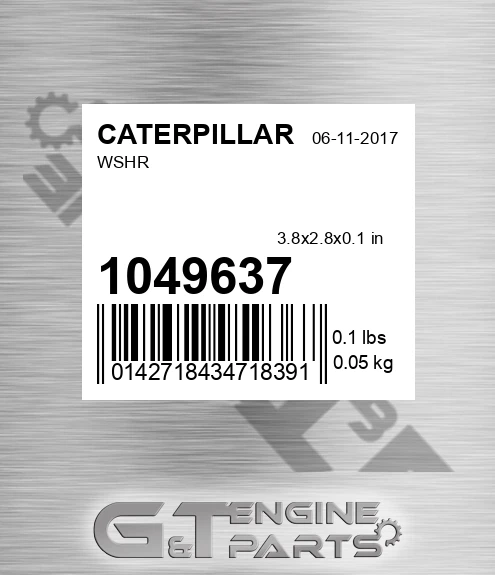 104-9637 Wshr for CATERPILLAR