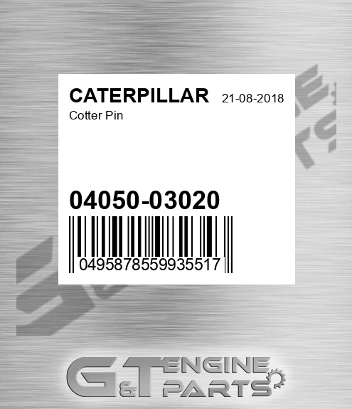 04050-03020 Cotter Pin for CATERPILLAR