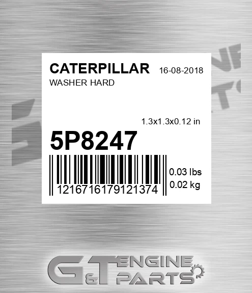 5P8247 CATERPILLAR Washer Hard