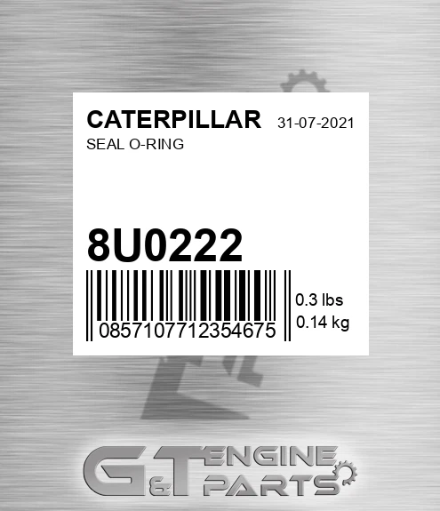 8U-0222 Seal O-ring for CATERPILLAR