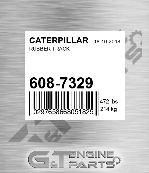 608-7329 Rubber Track