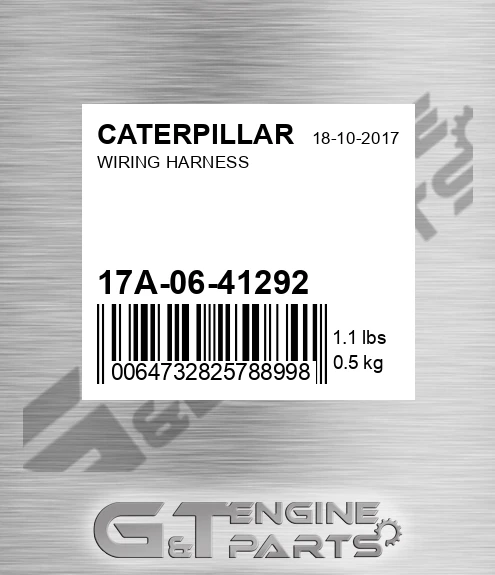 17A-06-41292 Wiring Harness for CATERPILLAR