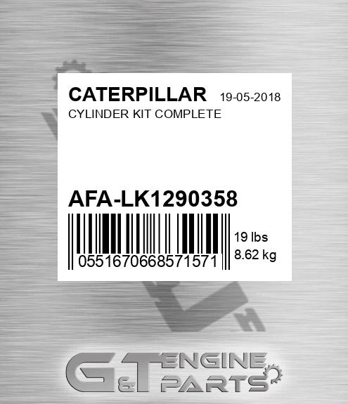 AFA-LK1290358 Cylinder Kit Complete