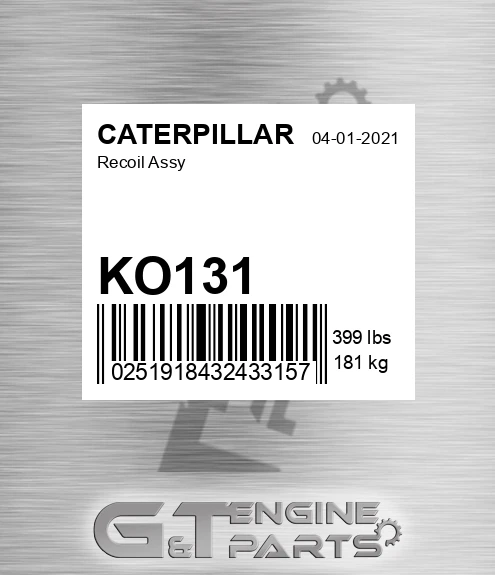 KO131 Recoil Assy
