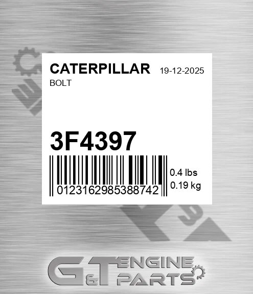 3F-4397 Bolt