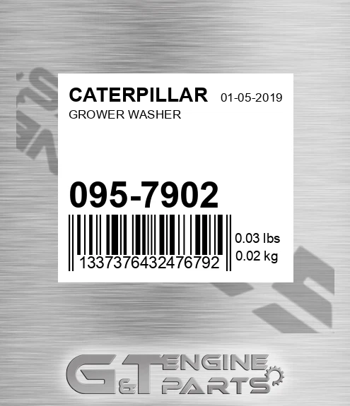 095-7902 Grower Washer for CATERPILLAR
