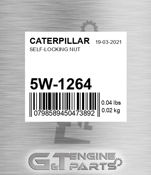 5W-1264 Self-locking Nut