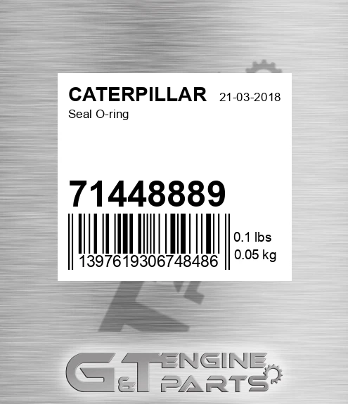 71448889 Seal O-ring